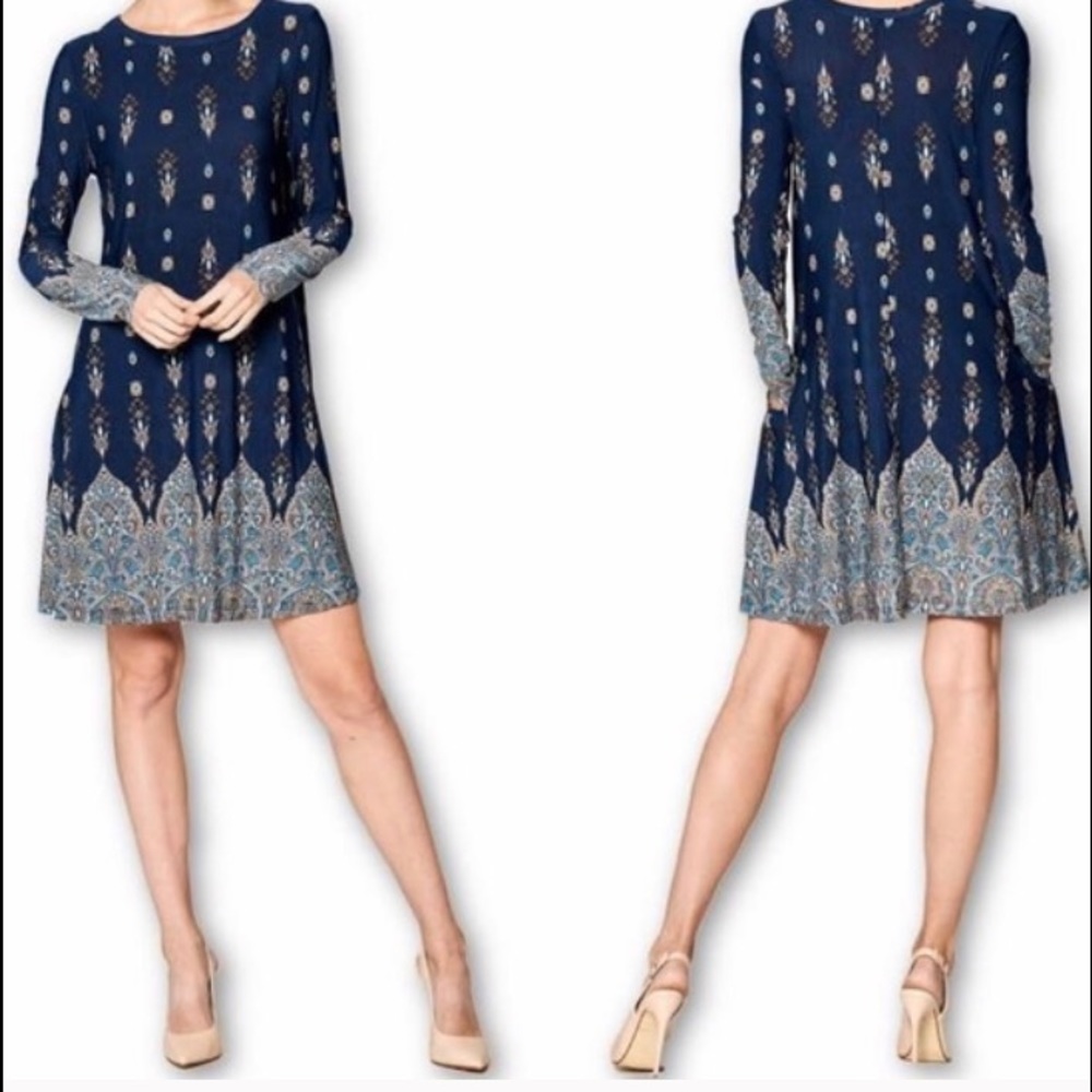 LK Luv’s Tunic dress size medium/ Navy